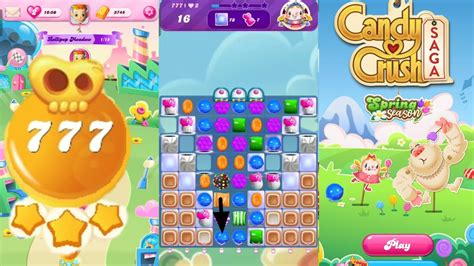 Candy Crush Saga Level 777 .
